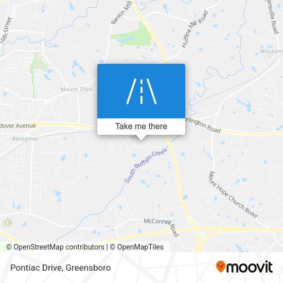 Mapa de Pontiac Drive