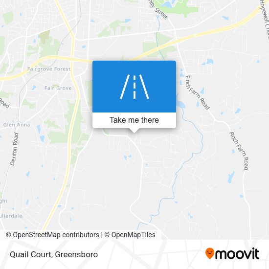 Quail Court map