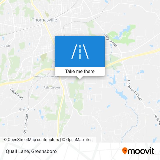 Mapa de Quail Lane