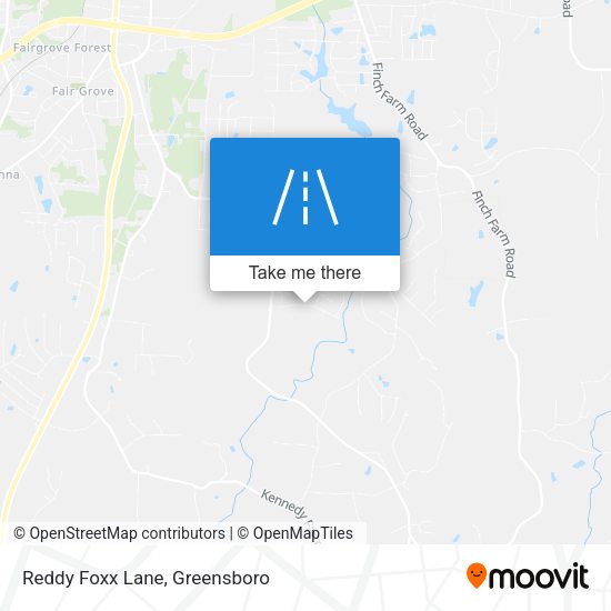 Reddy Foxx Lane map
