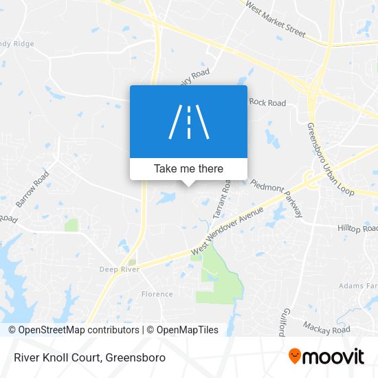 River Knoll Court map