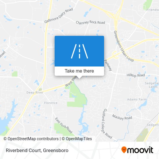 Mapa de Riverbend Court