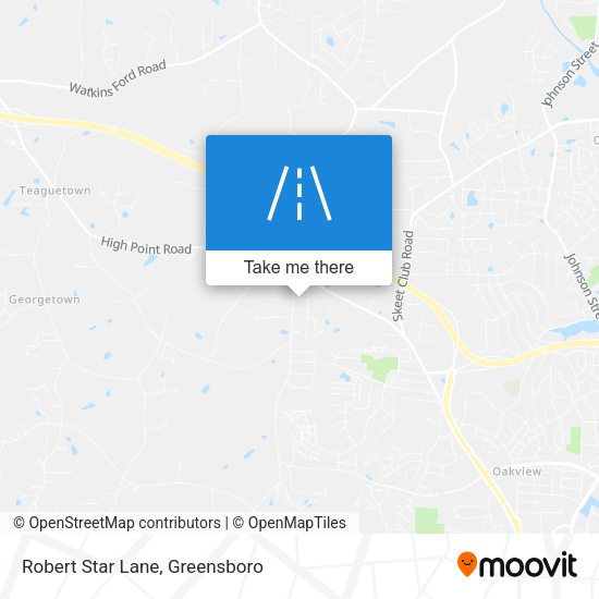 Robert Star Lane map