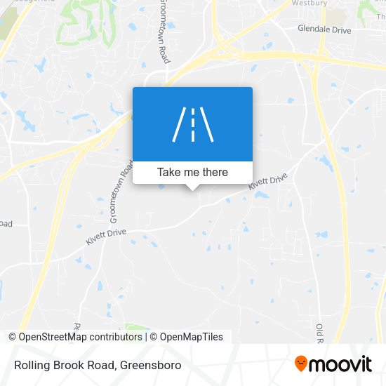 Rolling Brook Road map