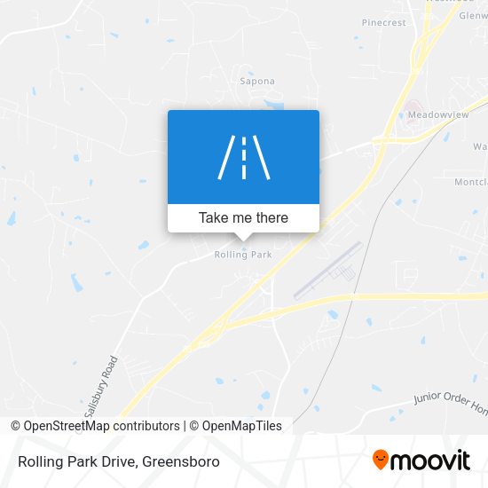 Rolling Park Drive map