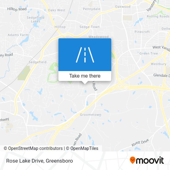 Mapa de Rose Lake Drive
