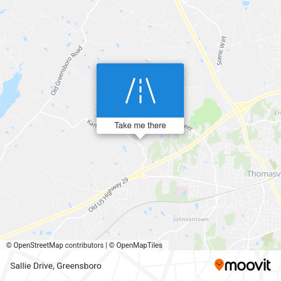 Mapa de Sallie Drive