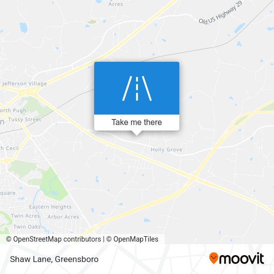 Mapa de Shaw Lane