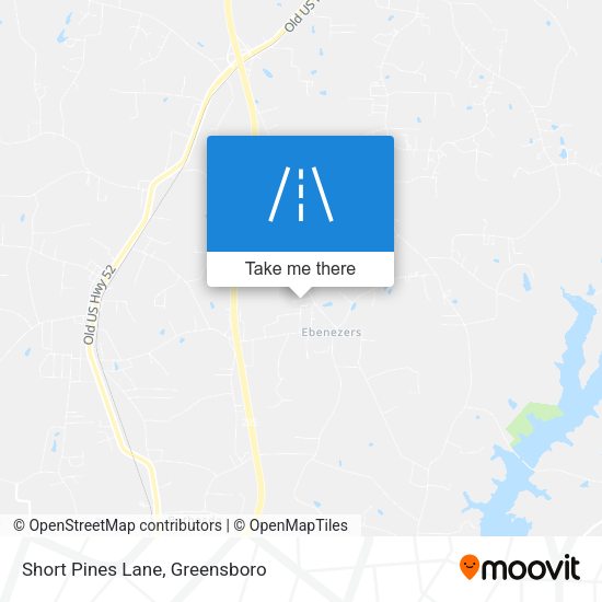 Short Pines Lane map