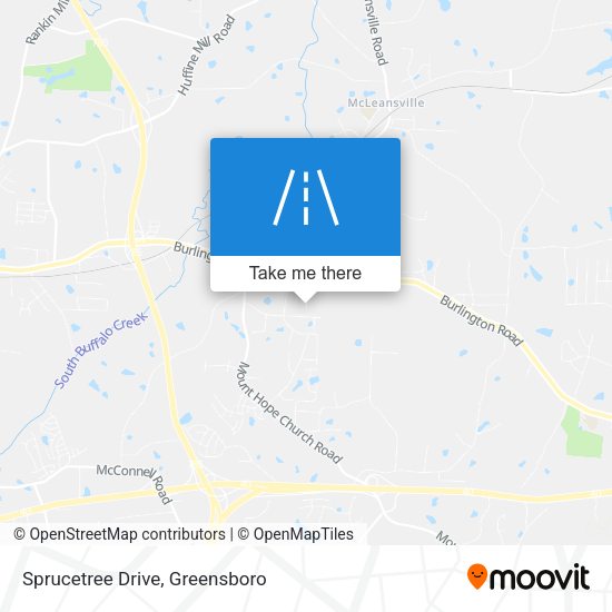 Sprucetree Drive map