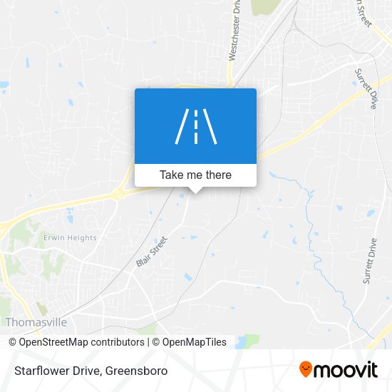 Starflower Drive map
