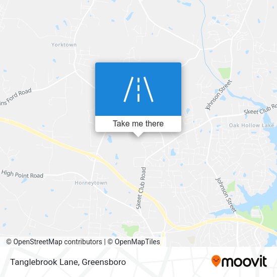Mapa de Tanglebrook Lane