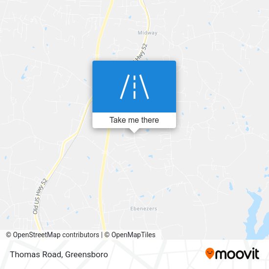 Mapa de Thomas Road