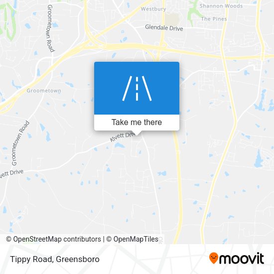 Mapa de Tippy Road