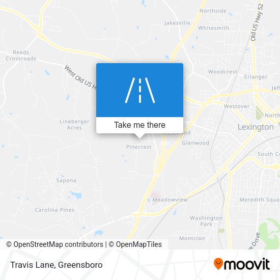 Mapa de Travis Lane