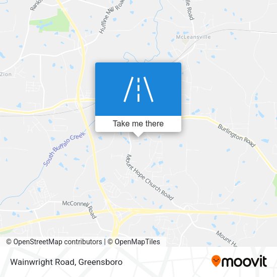 Mapa de Wainwright Road