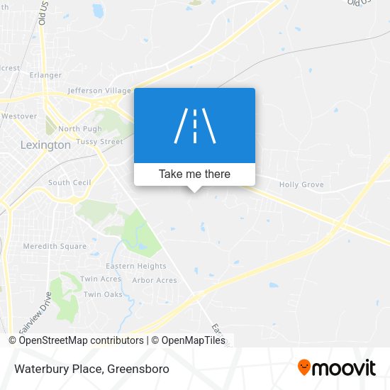Mapa de Waterbury Place