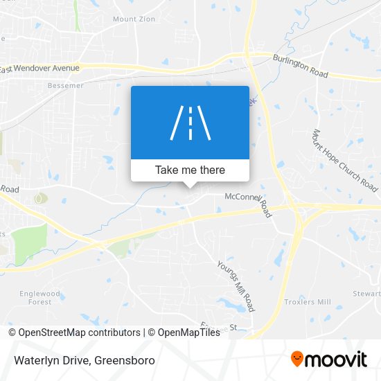 Waterlyn Drive map