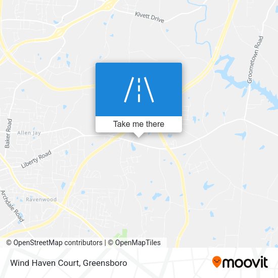 Wind Haven Court map