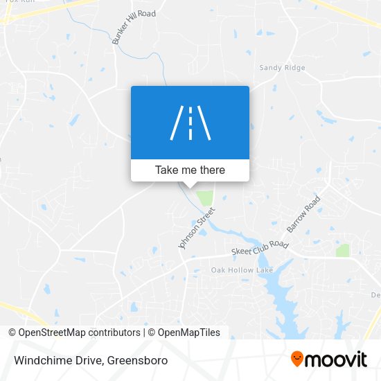 Windchime Drive map