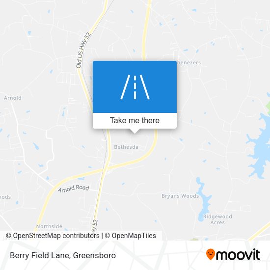 Berry Field Lane map