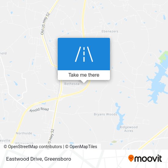 Mapa de Eastwood Drive