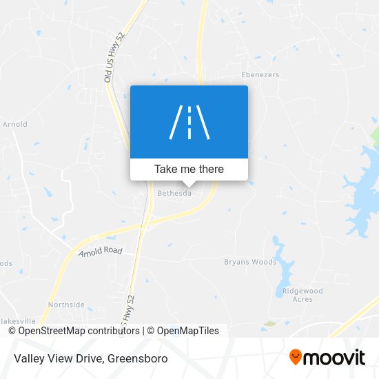 Valley View Drive map