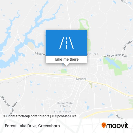 Forest Lake Drive map