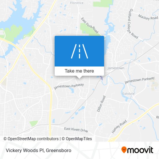 Mapa de Vickery Woods Pl