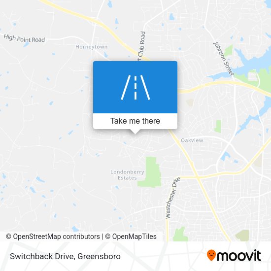 Switchback Drive map