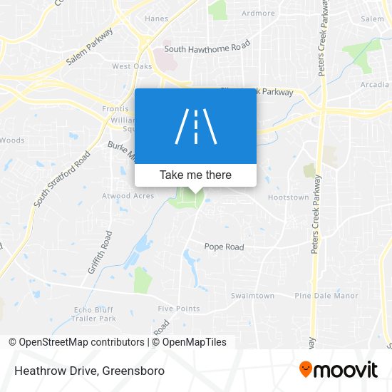Mapa de Heathrow Drive