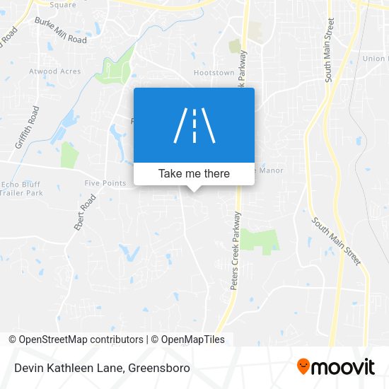 Devin Kathleen Lane map