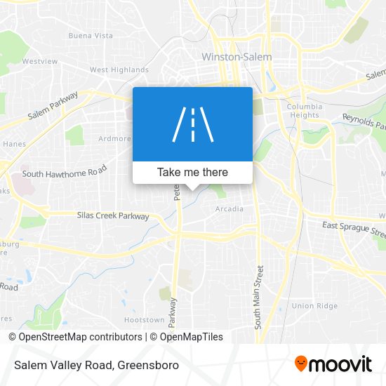 Mapa de Salem Valley Road