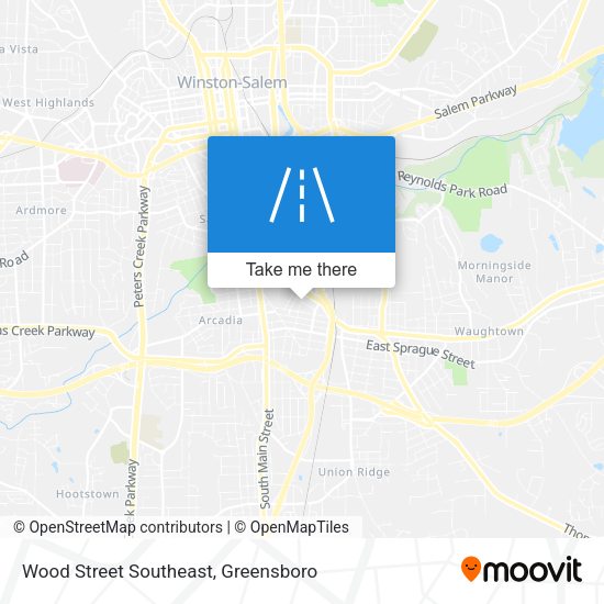 Wood Street Southeast map