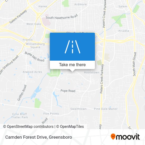 Camden Forest Drive map