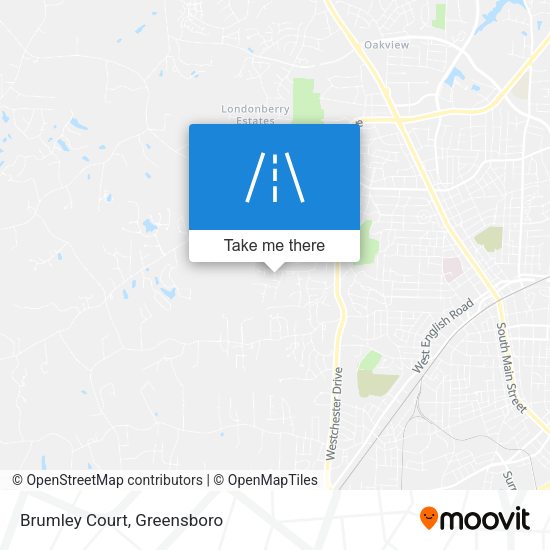 Mapa de Brumley Court