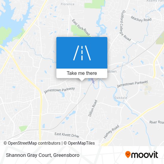 Mapa de Shannon Gray Court