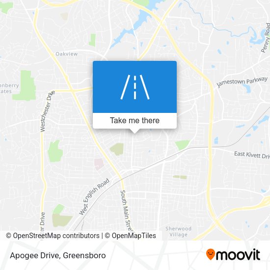 Mapa de Apogee Drive