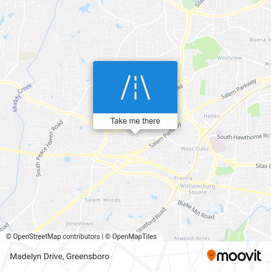 Mapa de Madelyn Drive