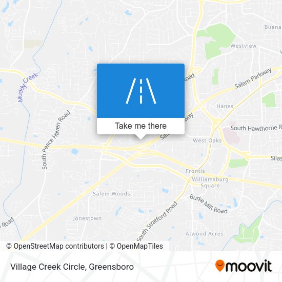 Village Creek Circle map