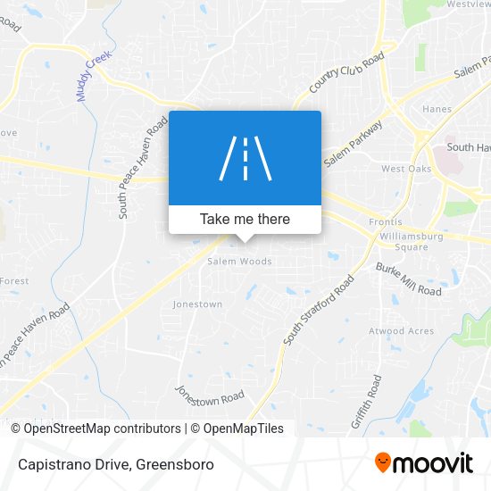 Mapa de Capistrano Drive