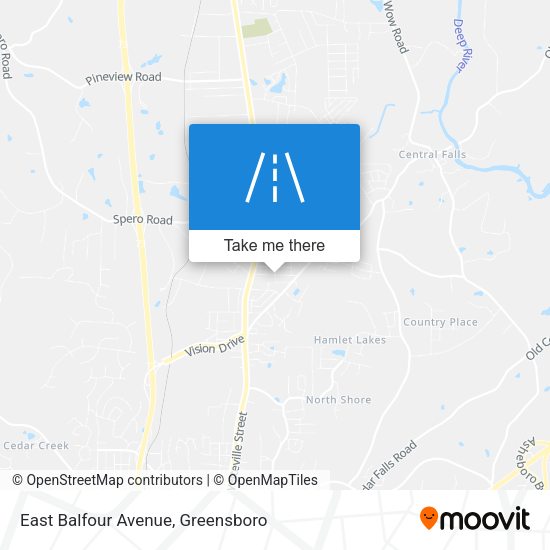 East Balfour Avenue map