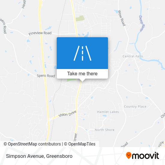 Mapa de Simpson Avenue