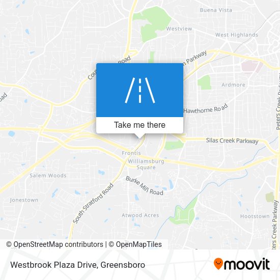 Westbrook Plaza Drive map