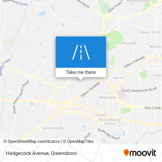 Mapa de Hedgecock Avenue