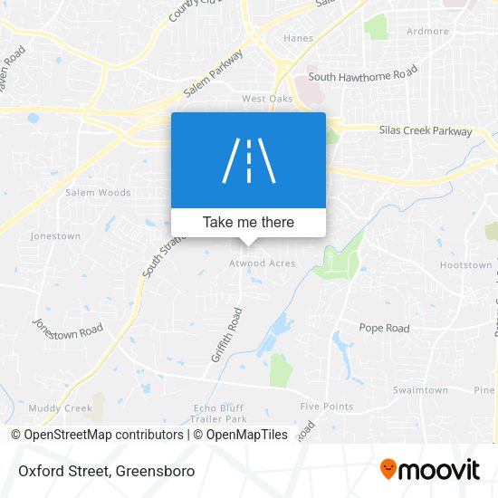 Mapa de Oxford Street
