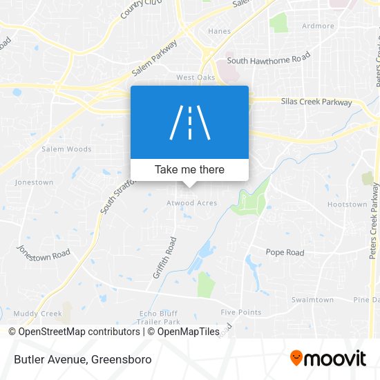 Mapa de Butler Avenue
