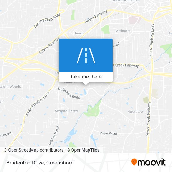Mapa de Bradenton Drive