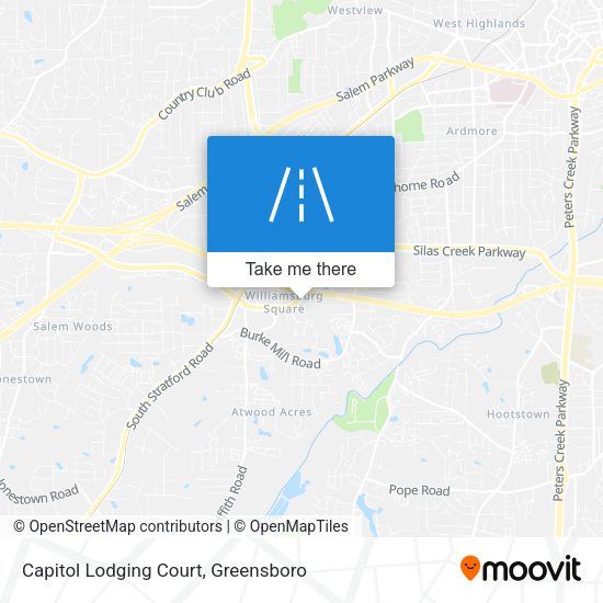 Capitol Lodging Court map