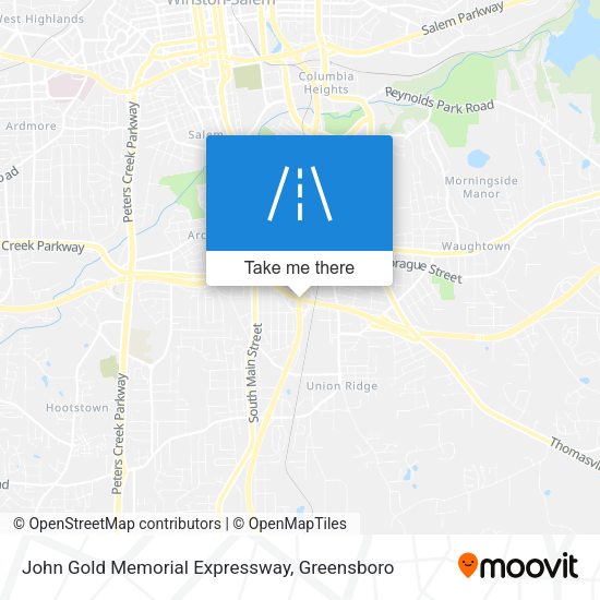 John Gold Memorial Expressway map